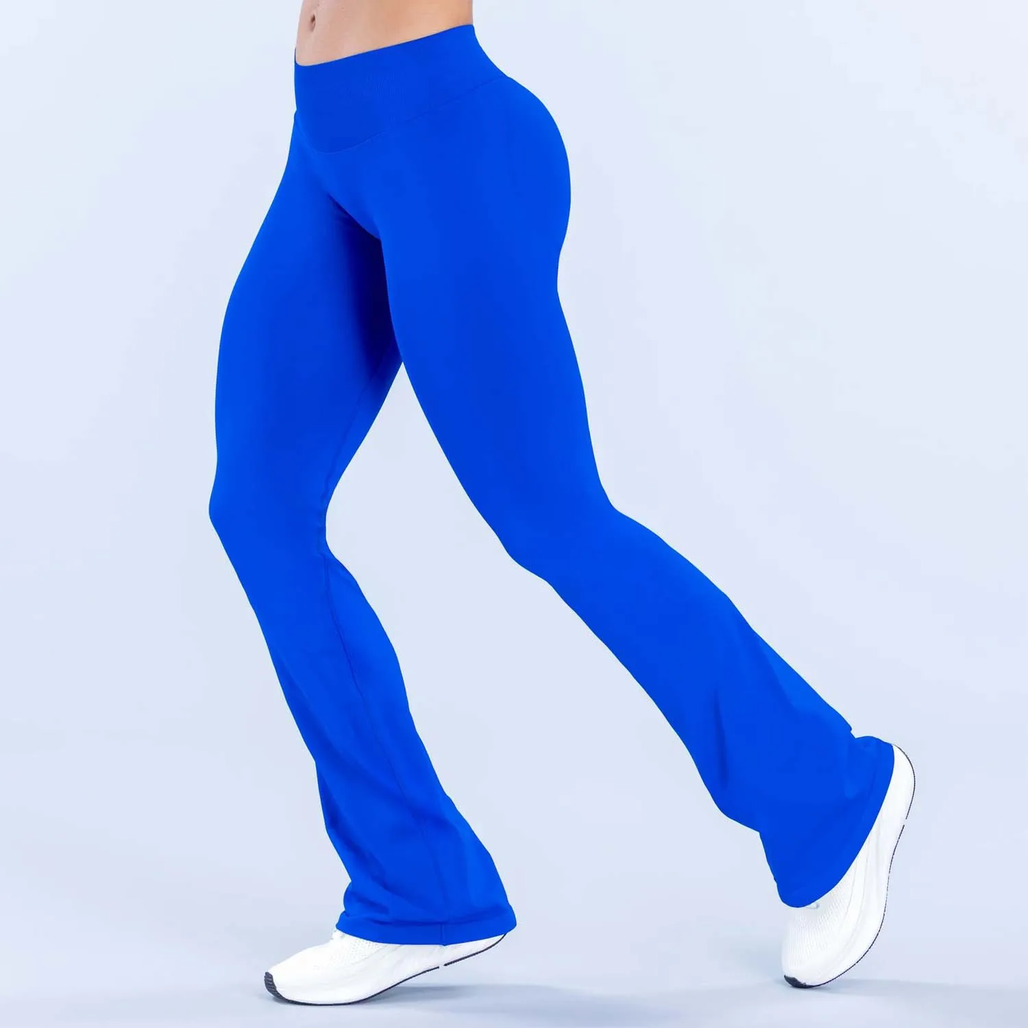 D-logo Impact Flare Women Seamless Gym Yoga Pants High High Waist Fashion Sports Leggings Wide Legs Fitness Workout Trousers