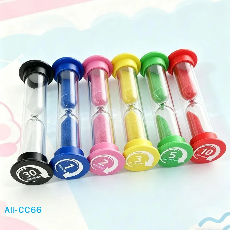 【C】Practical Multiple Durations Sand Timer 1/2/3/5/10 Minutes 30 Second Timer Plastic Anti-fall Plastic Toy