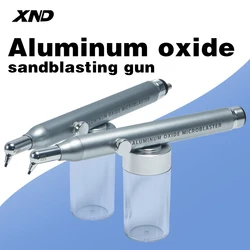 XND-pistola Dental de óxido de aluminio, microblaster con pulverizador de agua, pistola de chorro de arena de alúmina, desbaste y blanqueamiento de dientes, 2 en 1