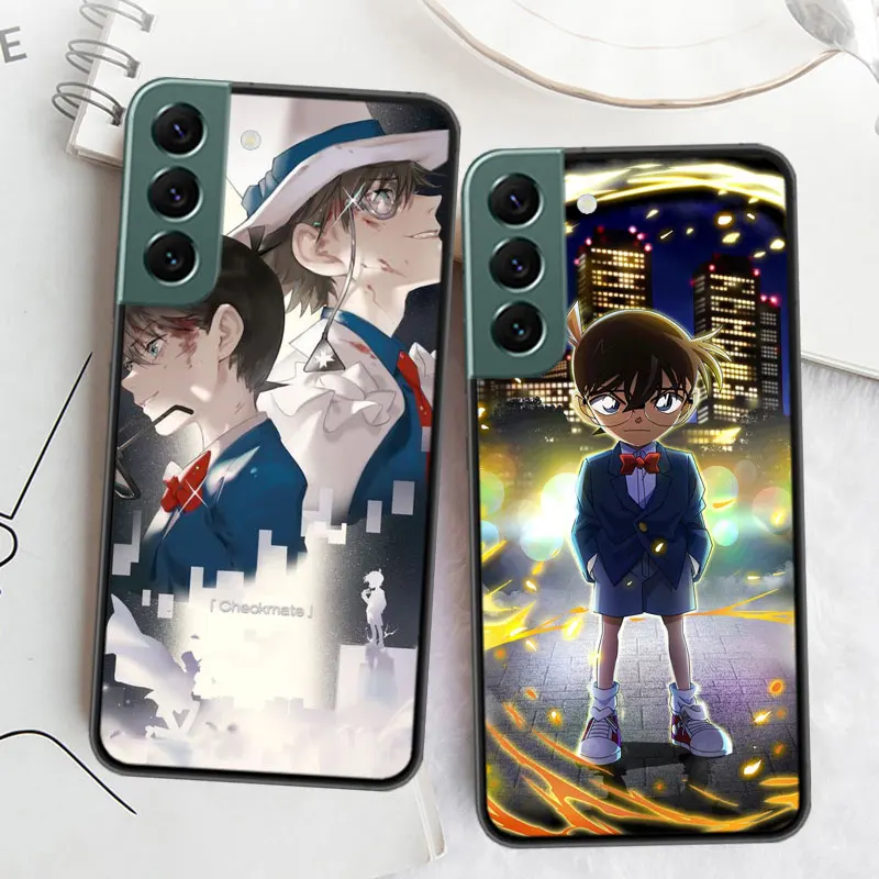 Detective Conan Phone Case For Samsung S8 Galaxy Note 20 Ultra 10 Lite 9 8 M12 M21 M30S M31 M32 M51 M52 J8 J6 J4 Plus A90 Cover