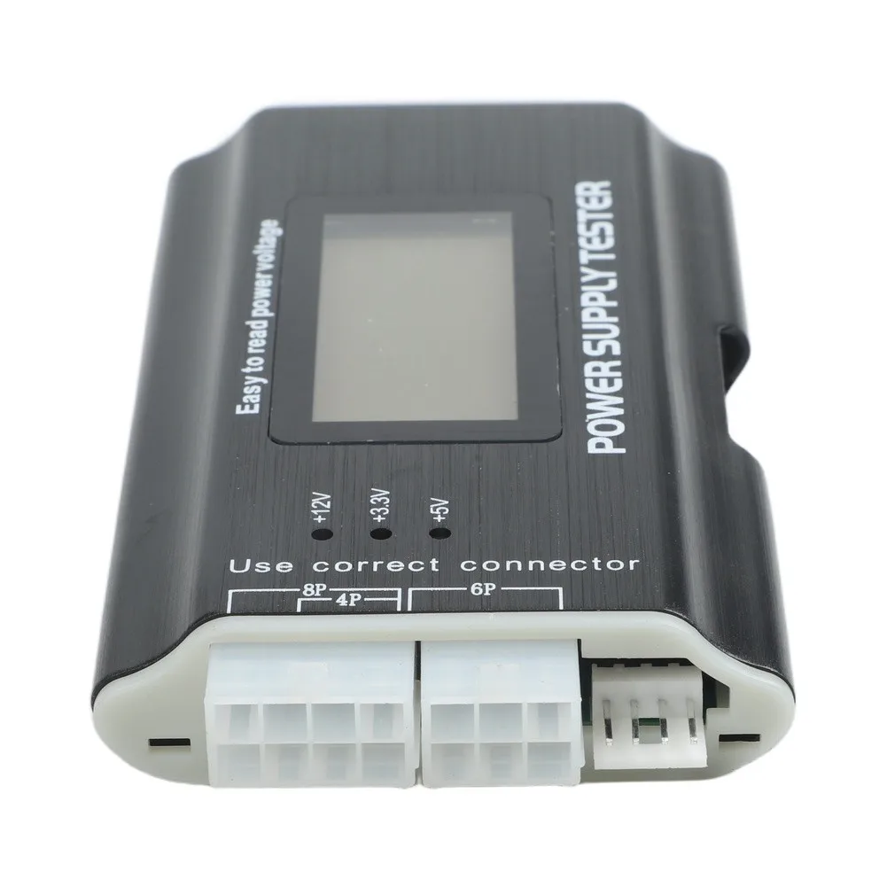 For Atx Power Supply DC Digital Voltmeter 12V USB Voltage Tester With LCD Display For 24 20 Pin For Molex For Sata PCI-E PC