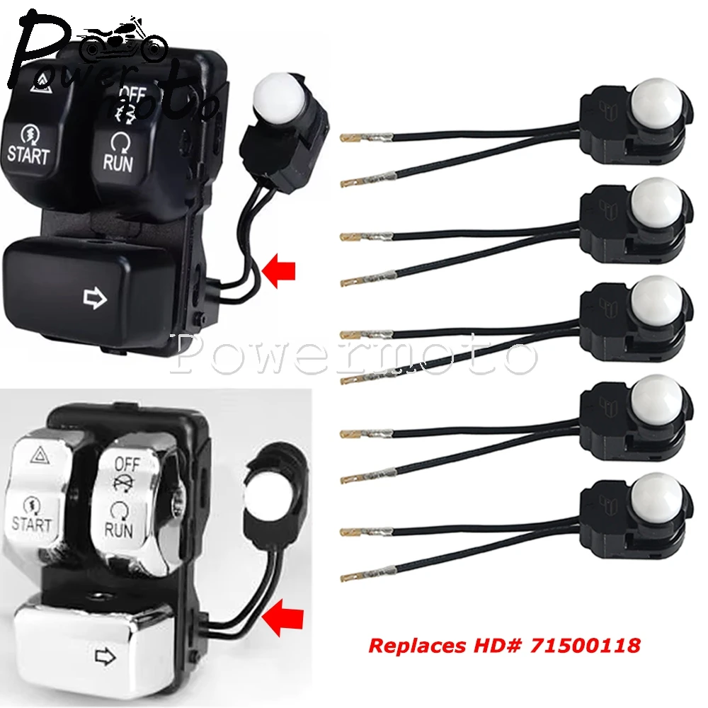 Motorbike Front Brake Light Switch For Harley Softail FXST/FLST Dyna FXD Sporster XL 2012+ Clutch Interlock Safety Switch Button - Image 6