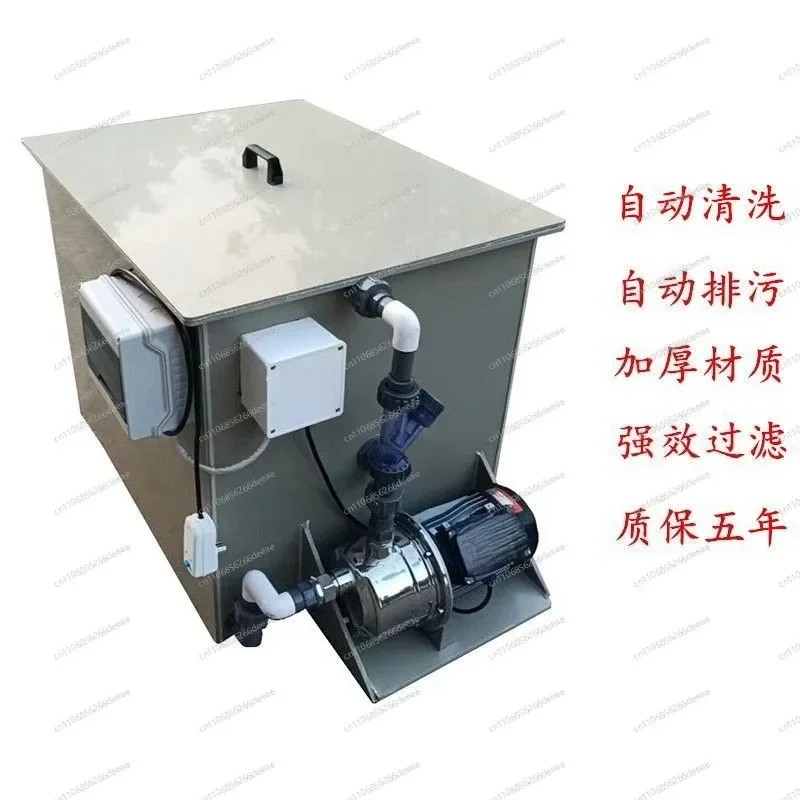 Drum Micro Filter for Koi Ponds Automatic Backwashing Filtration System with Self-Cleaning Function for Clear Water Circulation