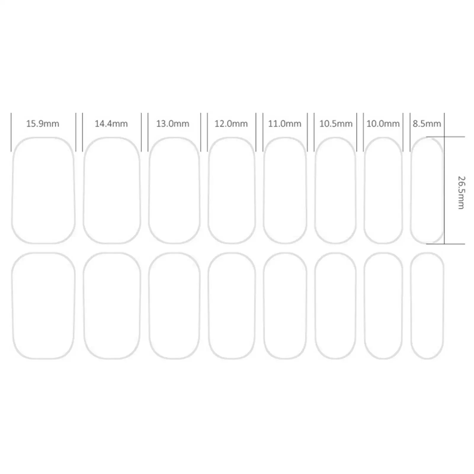 

Full Cover Gel Nail Stickers Self Adhesive Nail Strips Waterproof Nail Art Stickers for Fashion DIY Manicure
