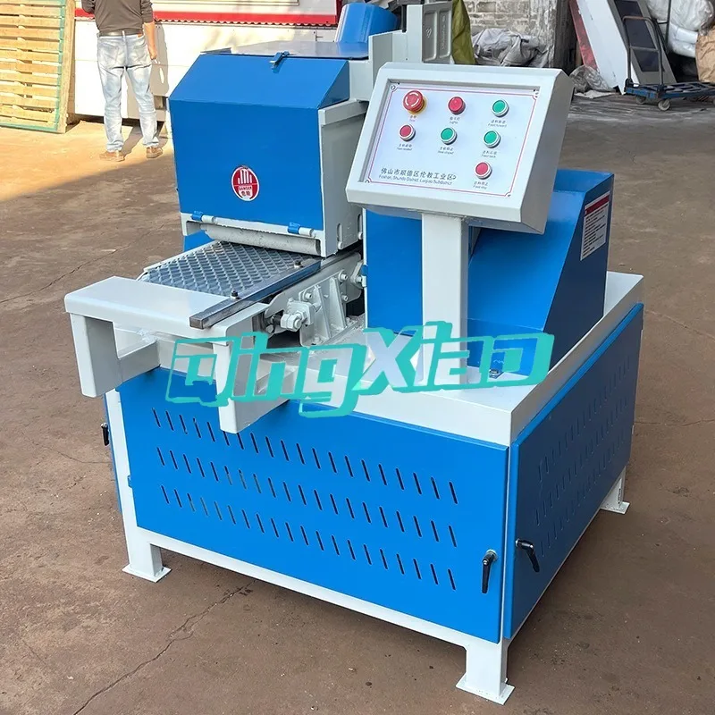300mm Wide Conveyor Belt Multi-blade Saw Fully Automatic Woodworking Machinery Round Log Squaring Board Saw