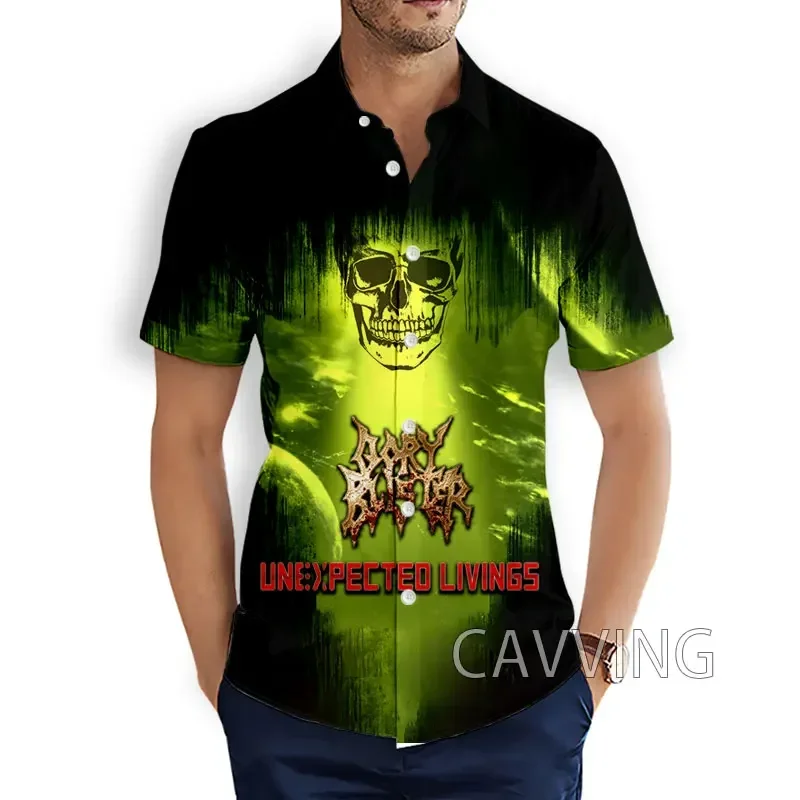 

CAVVING 3D Printed GORY BLISTER Rock Fashion Casual Shirts Men's Short Sleeves Loose Breathable Hawaii Shirts