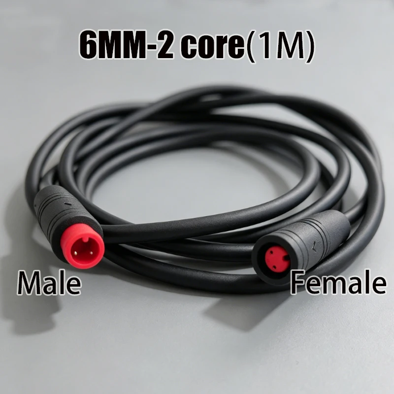 1M M6/M8-2/3/4/5/6-Pin Stecker auf Buchse Julet Elektrisches Verbindungskabel Steckverbinder Roller Bremse Wasserdichtes Signalsensor-Kabel – Detail 13