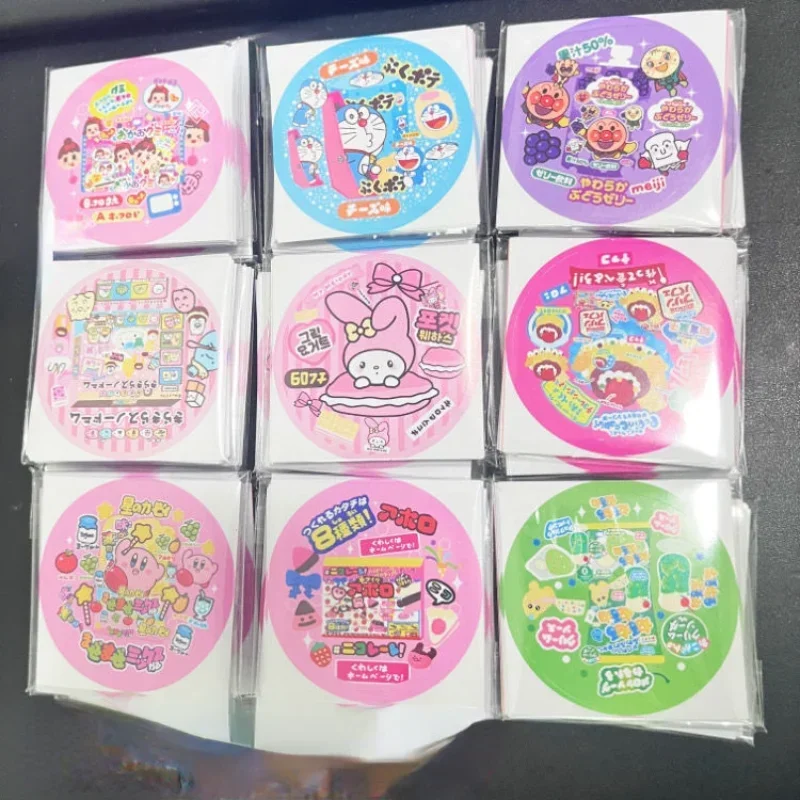 5CMX5CM Anime Kawaii Sanrio Sticker Toy Round High-looking Packaging Materials Hand Account Self-adhesive Sticker DIY Decoration