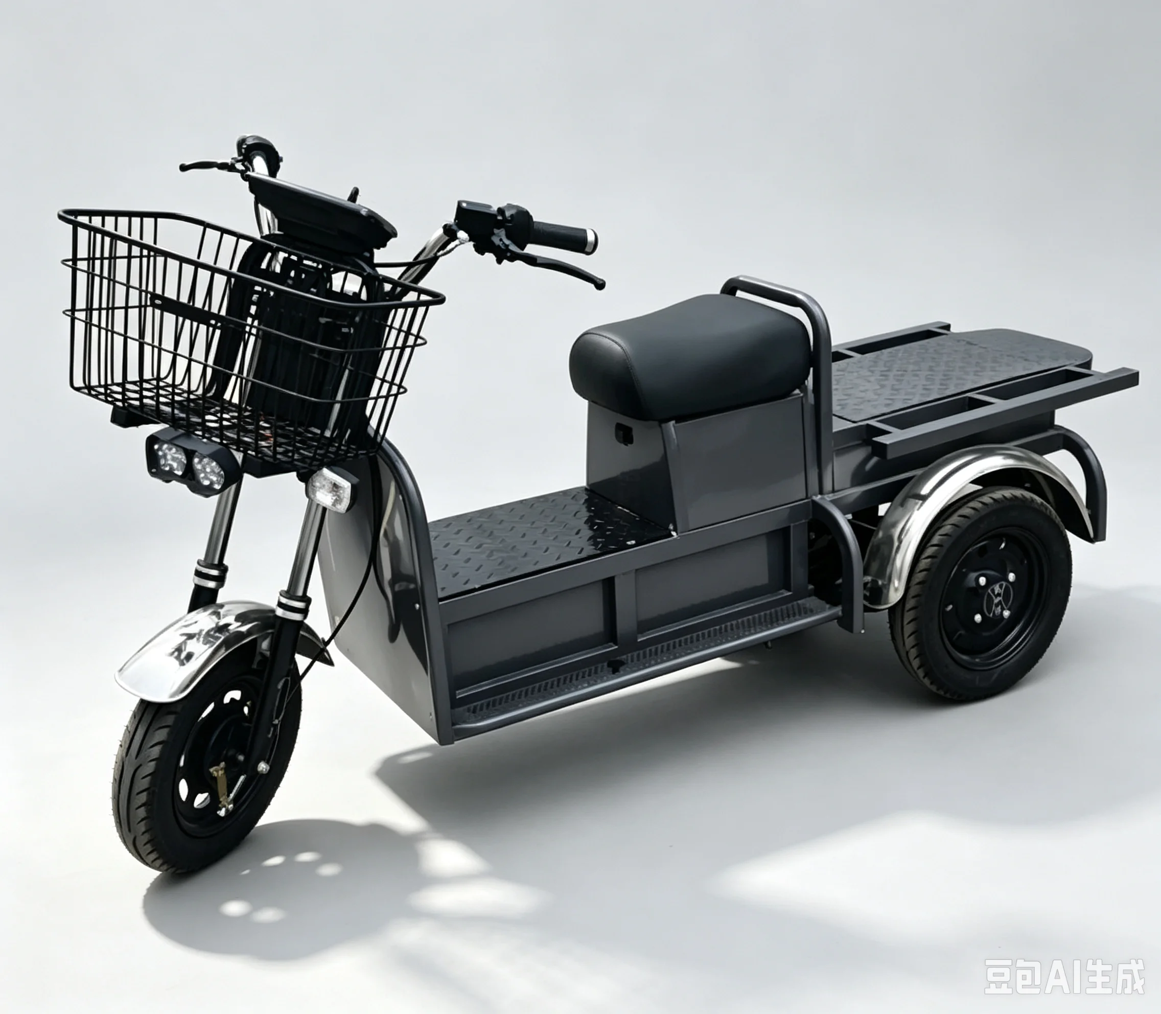 Heavy‑Load Long‑Range Electric Cargo Tricycle, Multi‑Use Trike for Delivery, Passenger‑Carry & Farm Transport