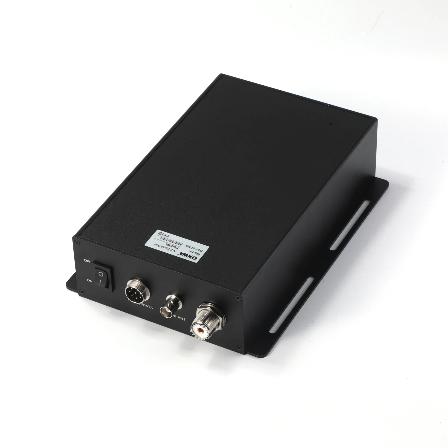 

ONWA KS-200A Marine AIS receiver and AIS transmitter 5 watts Class B+ AIS Transponder with optional AIS SART Button