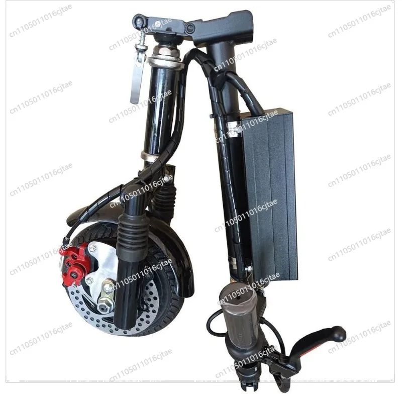 Electric Scooter Front Fork Motor Assembly 8-inch Front Drive Modification Parts Tractor Traction 36 Volts 48 Volts Disc Brake