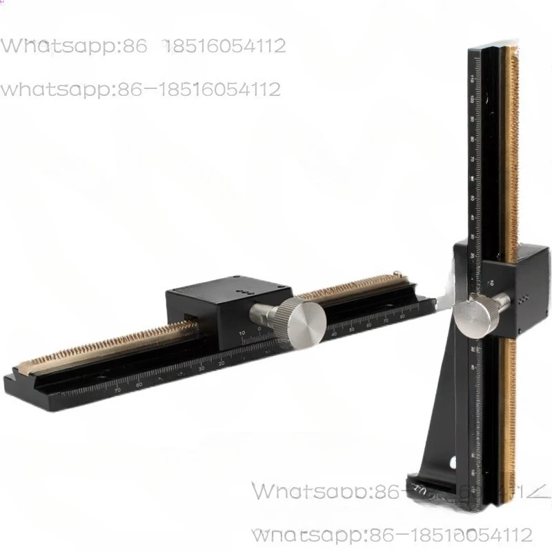 X-axis displacement platform LWX25 40 60-L50 100 150 200 300 dovetail groove rack and pinion slide