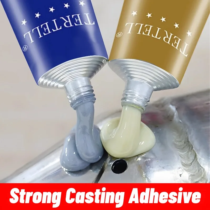 

Metal Repair Adhesive AB Welding Glue Heat Cold Resistance Sealant High Strength Magic Plastic Repair Casting Adhesive Agent