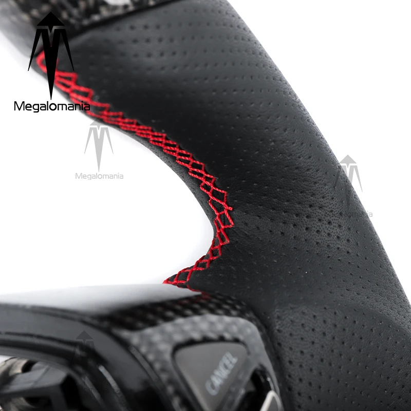 Customize Carbon Fiber Steering Wheel For Nissan Patrol Armada Y62 Y61 LED Steering Wheel
