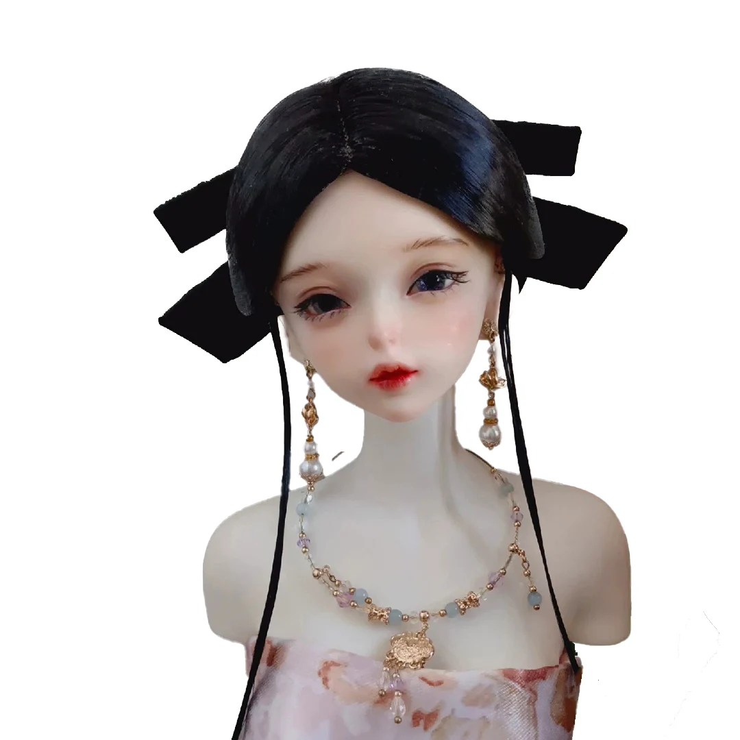 1/4 1/3 Scale BJD Doll Wigs Ancient Costume Hanfu Vintage Style Hair Fairy Wig For MSD SD13 Girl SSDF Uncle Accessories A1740