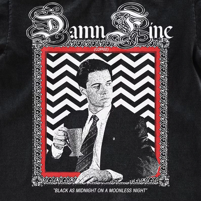 Vintage Twin Peaks Show Tee Shirt Graphic T-shirt Trendy Men Women's 90s Cotton Aesthetic Streetwear Casual Tee Summer Tops