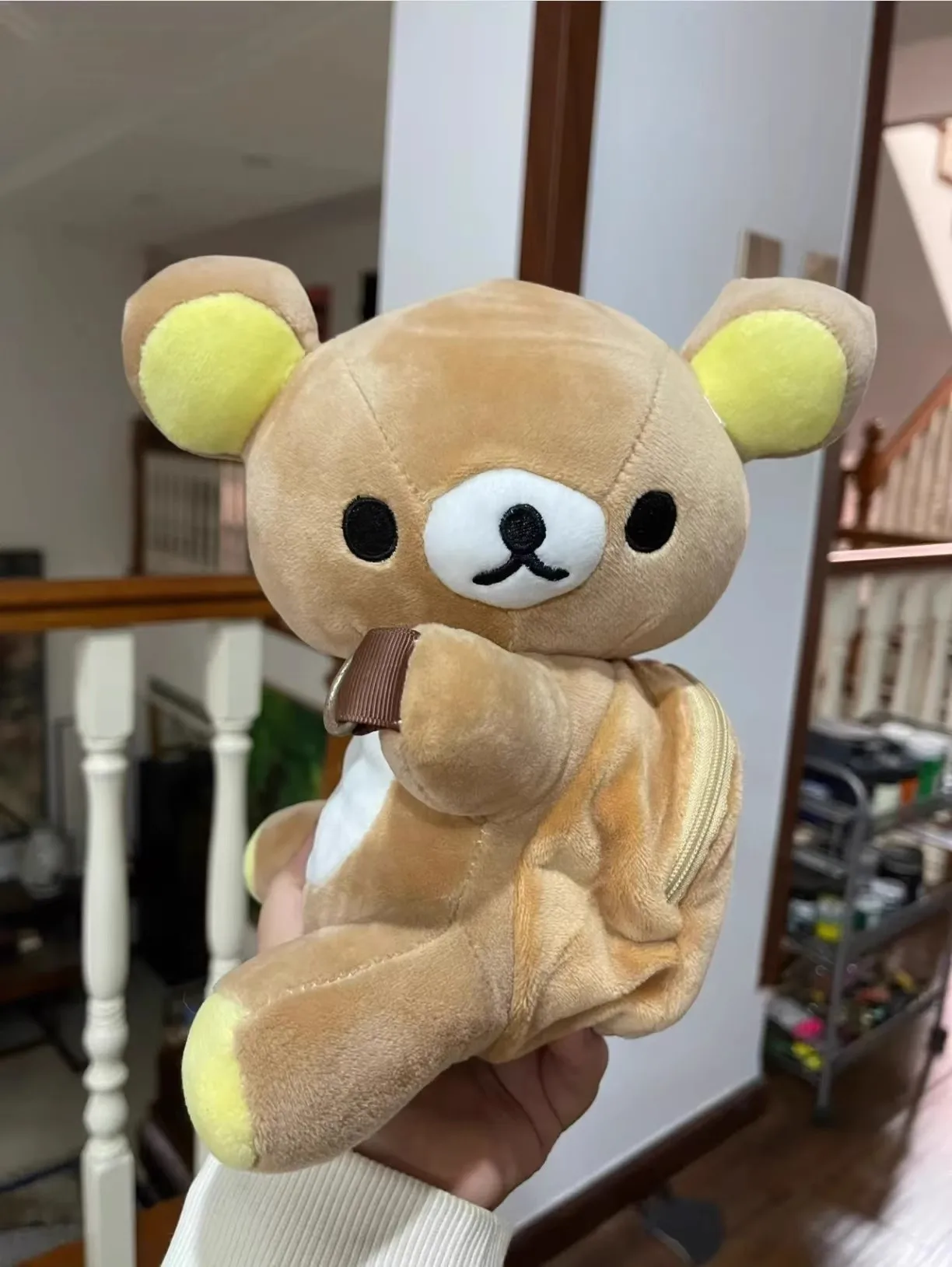 New Cute Rilakkuma Bear Kids Plush Messenger Bags Children Stuffed Coin Purse Wallets Crossbody bags For Women