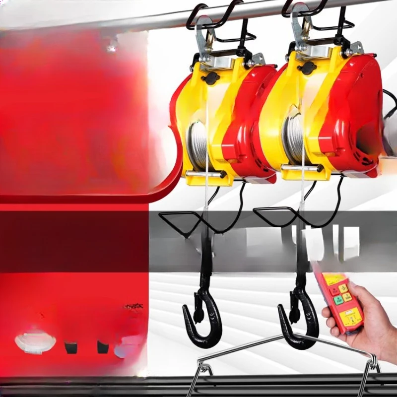 220V huishoudelijke kleine hijsairconditionerkraan, artefact micro-lift