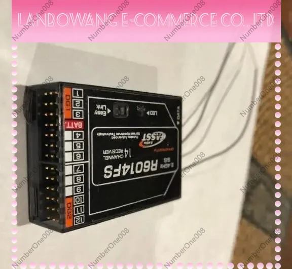 R6014FS 2.4GHz FASST 14-Channel Receiver Compatible with TM8 T8FG T10C T10CG TM-14 Transmitters