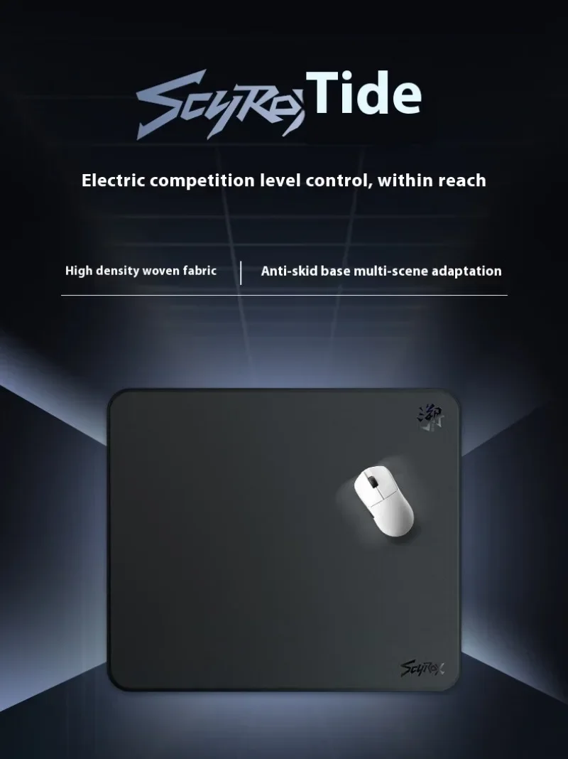 SCYROX Pro Gaming Mouse Pad 490x420mm Micro-Textured Non-Slip Base Esports Grade for CS2 Valorant FPS Desk Mat