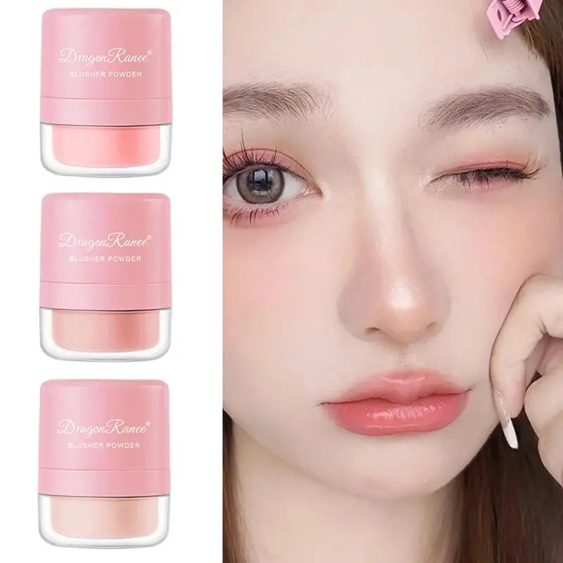 Kussen Blost Paddestoel Shimmer Blusher Voor Natuurlijke Gezicht Glow Langdurige Make-Up Poeder Sterk Gepigmenteerde Blos Make-Up Voor