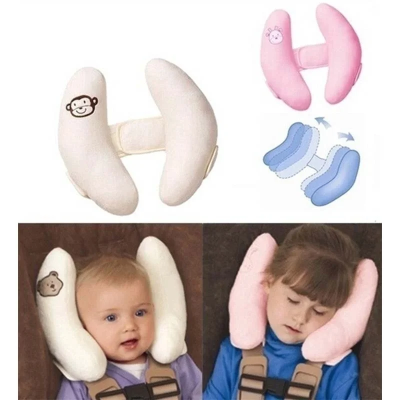 Infant Safety Car Seat Stroller Pillow Baby Head Neck Support Sleeping Pillows Toddler Kids Adjustable Pad Cushion Accessories