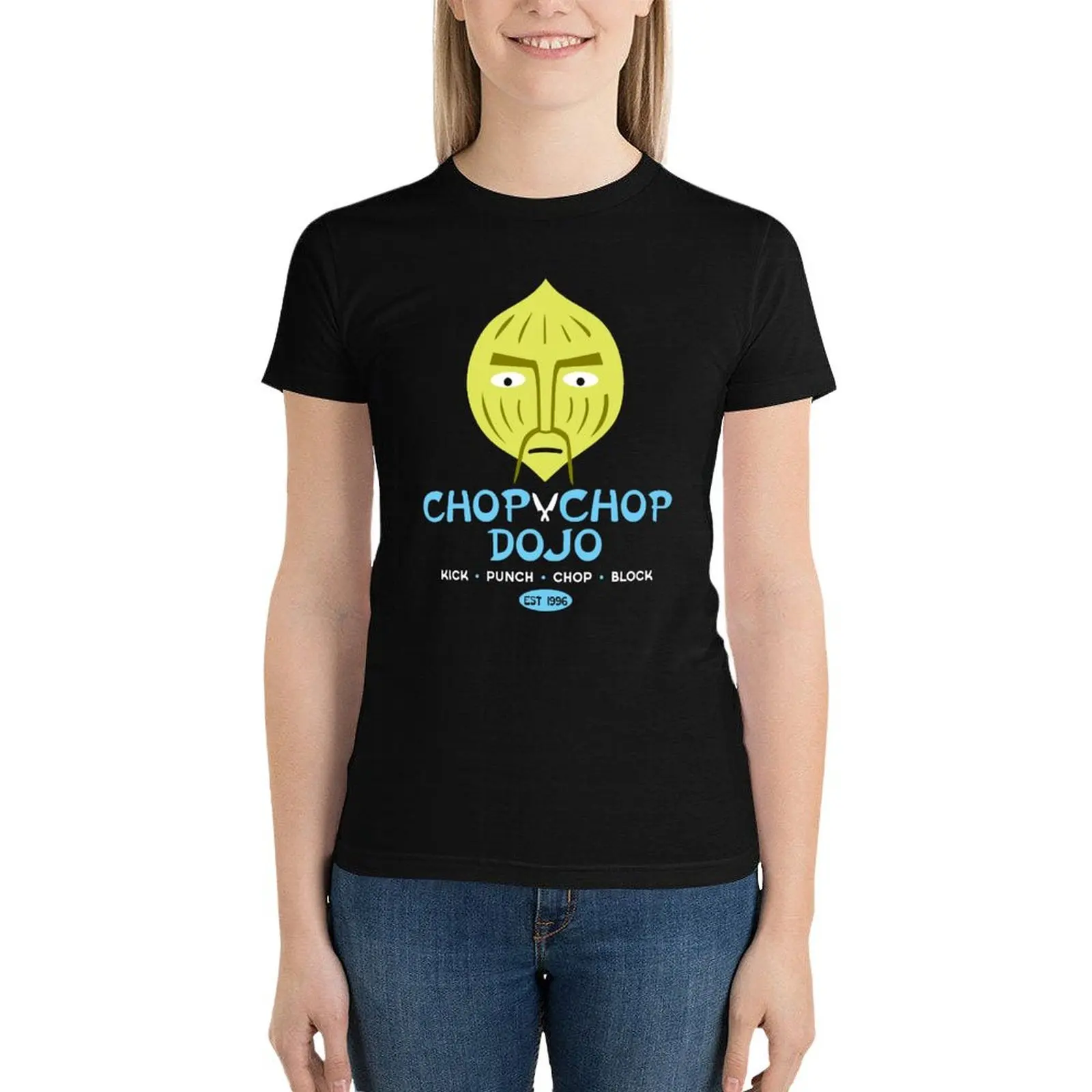 Chop Chop Dojo T-Shirt tees cute tops Aesthetic clothing Women t-shirts