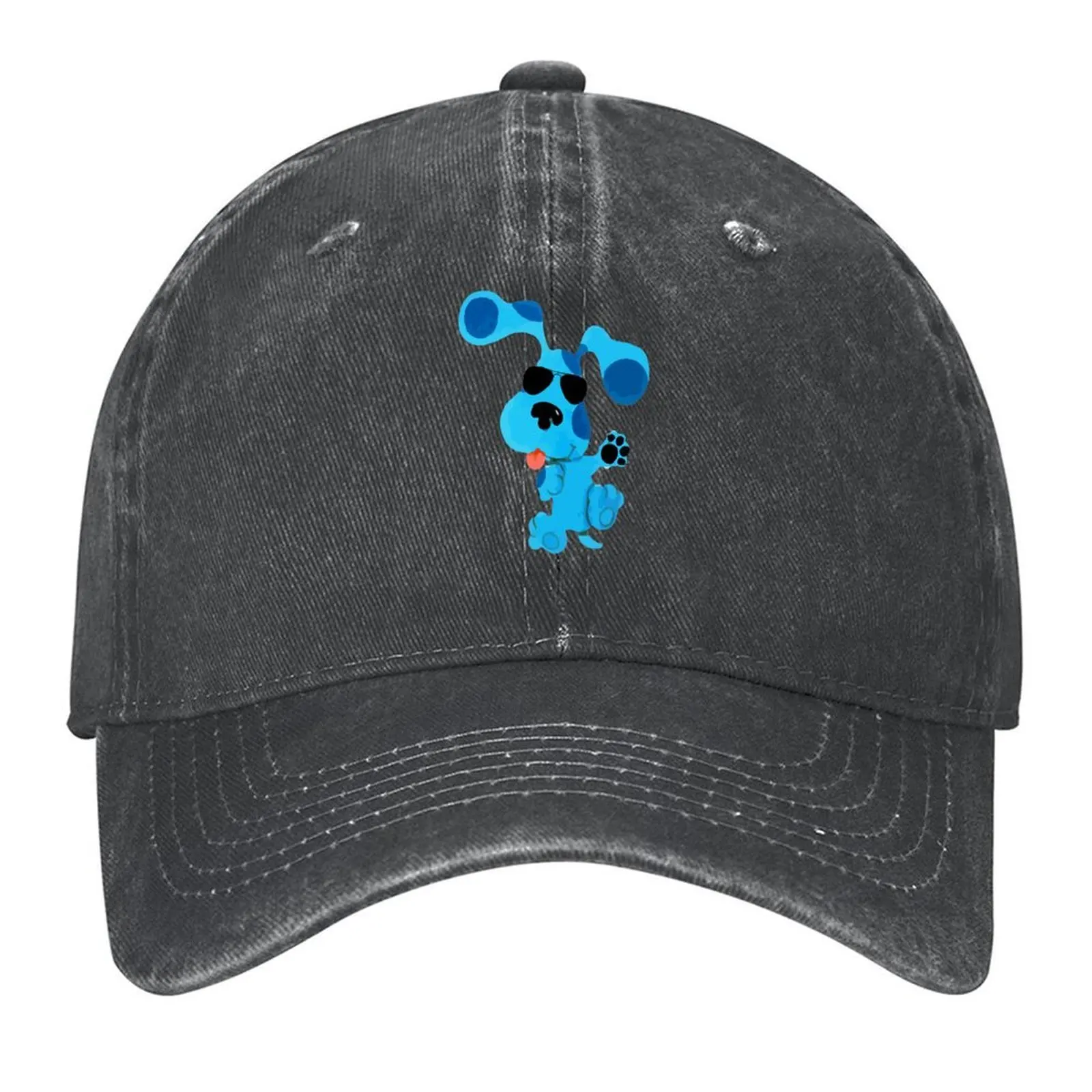 

Blues Clues with sunglasses Baseball Cap Funny hats Golf Cap Icon Horse Hat Mens Tennis Women's
