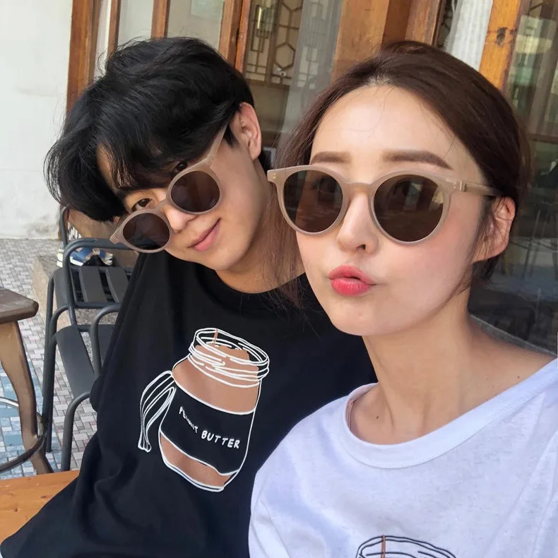 

New Vintage Sunglasses for Women Fashion Trendy Small Round Frame Driving Eyewear Mocha Colored Sunglass Очки Солнечные Женские
