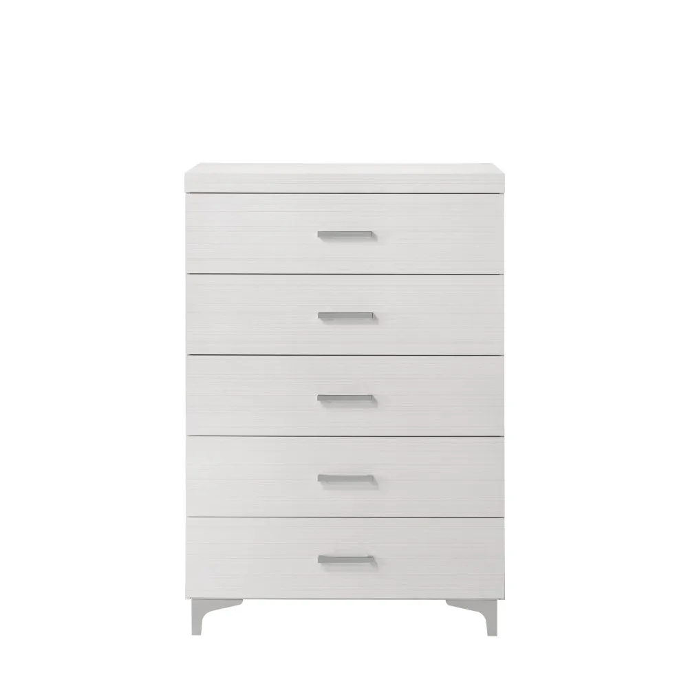 Heavy Duty Solid Wood Dresser with English Dovetail Drawers, 3/4 Extension Metal Glides, 170 lbs Capacity Storage Cabinet for Bedroom