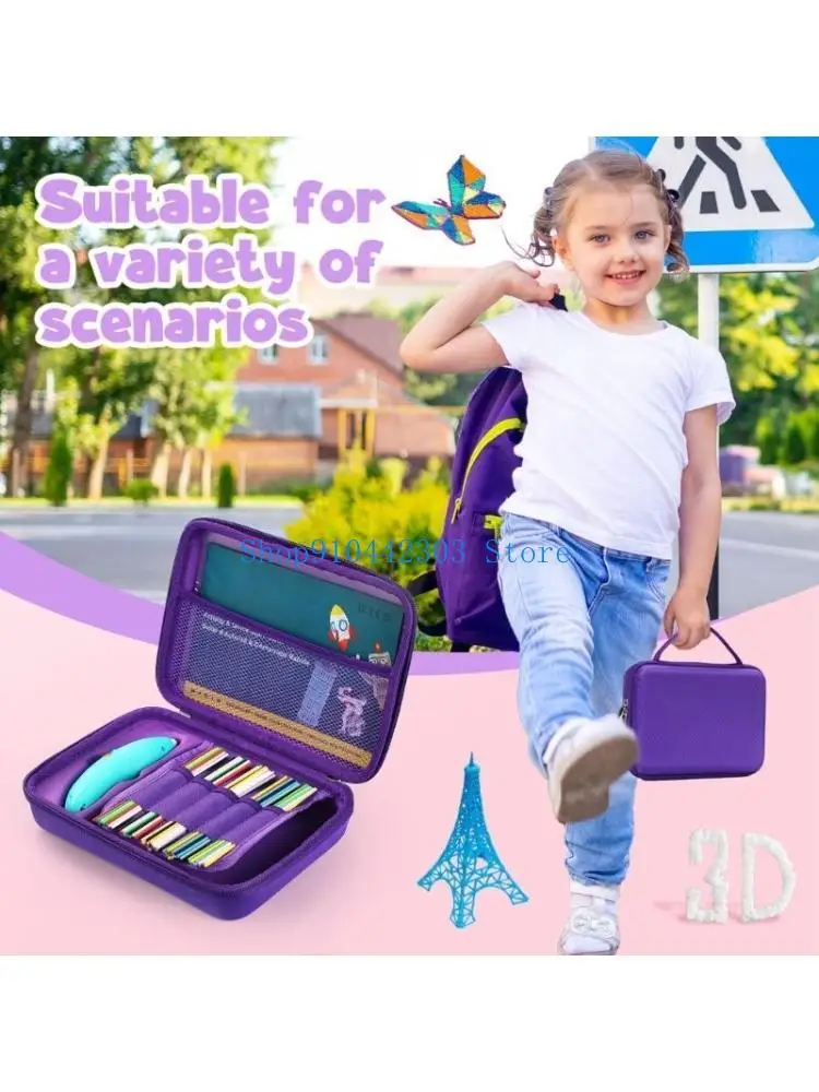 

L4MD Protective Storage Solution for Start+ Essentials Printing Pen NonToxic EVA Construction And Spacious Interior