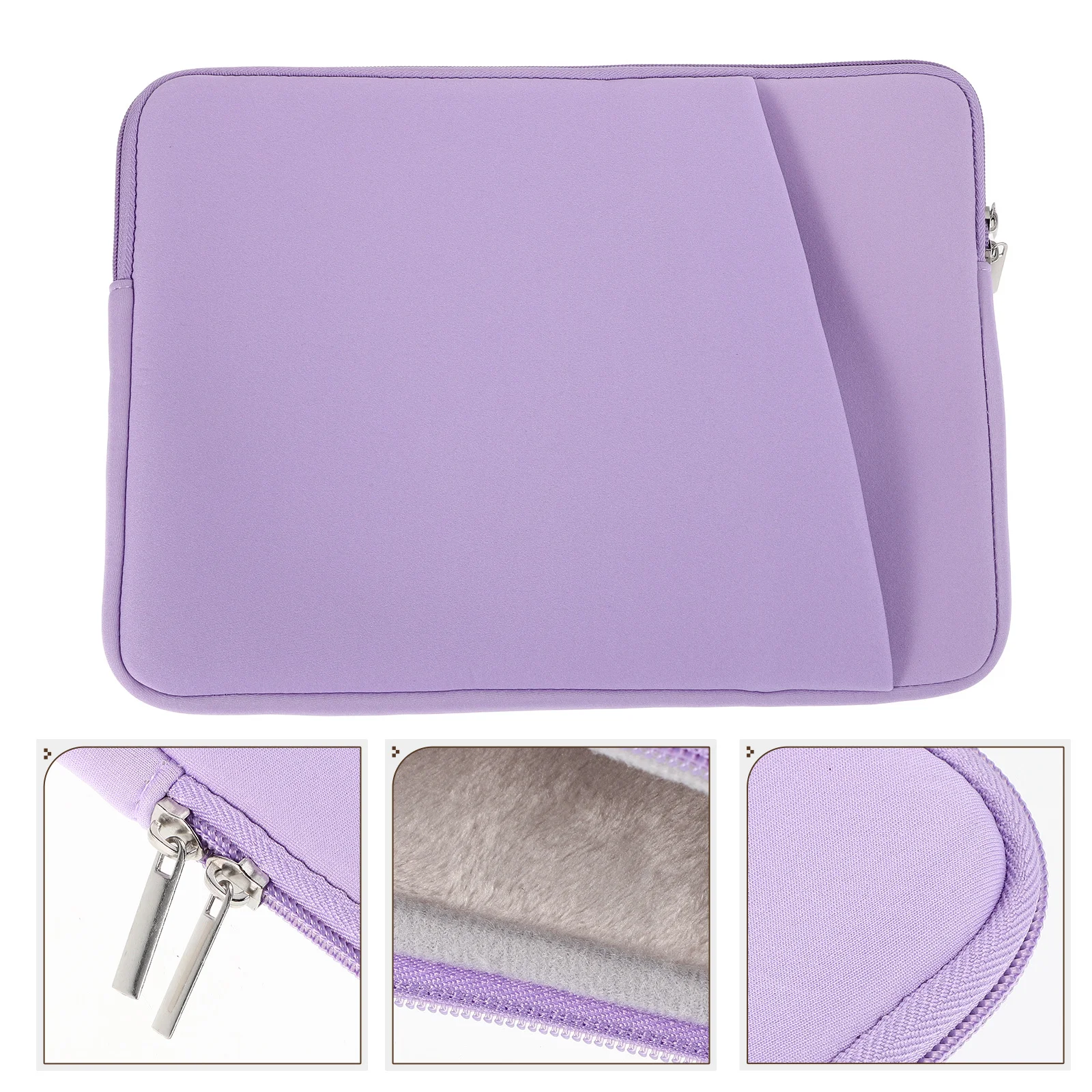 

Stylish Laptop Sleeve Shockproof Wear Resistant Multifunctional Compartments Lightweight Comfortable Business Travel Office Use