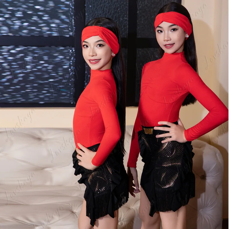 ชุดฝึกซ้อมเต้นลาตินสำหรับเด็กผู้หญิงรุ่นใหม่ - ชุดฝึกซ้อมระดับไฮเอนด์สำหรับการฝึกซ้อมเต้นลาติน