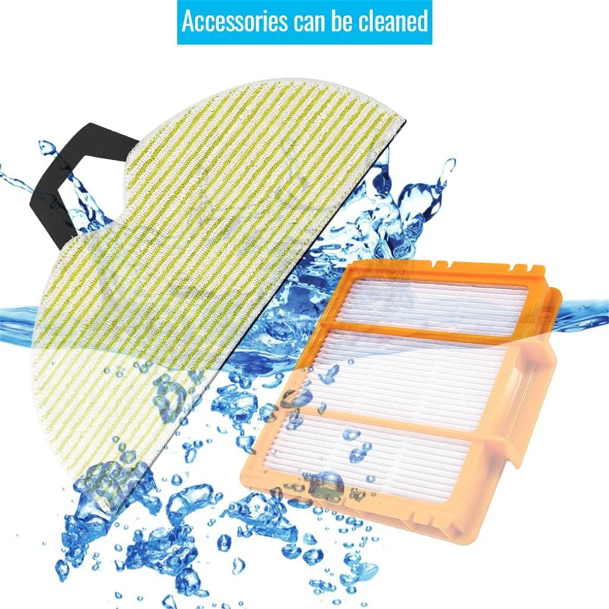 Para rv2001wd, rv2002wd, rv2000wd, av2001wd escova lateral principal filtro hepa pano esfregão peças de reposição