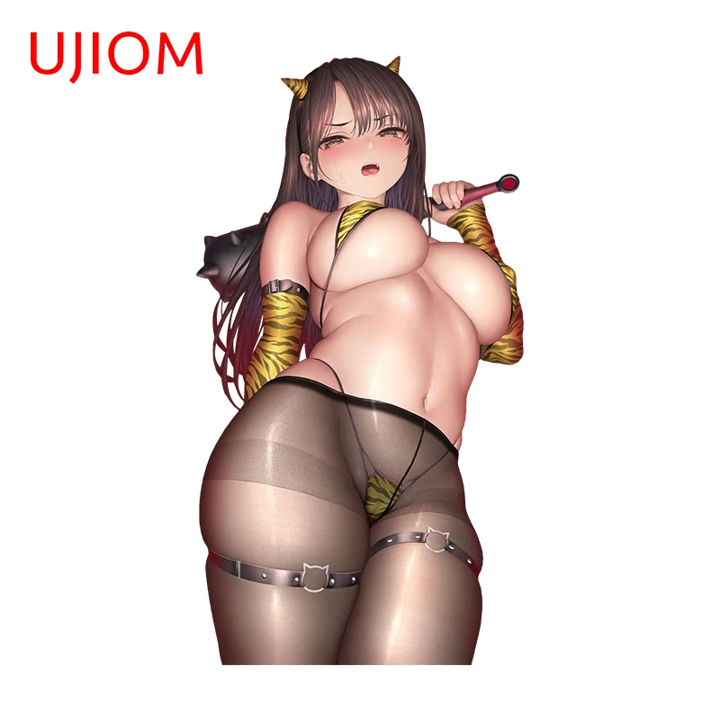 UJIOM 13cm X 7cm Kase Daiki Hentai Wall Stickers Sexy Big Breast NSFW Bathroom Decal Creativite Anime Wallpapers Home Decor