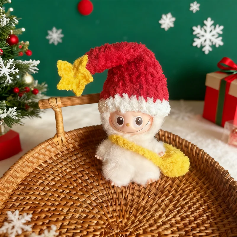 

Для Labubu 4,0 булавка для одежды Love, рождественская шапка, сумка ручной работы для Twinkle Twinkle Savor the Moment, аксессуары для кукольного наряда