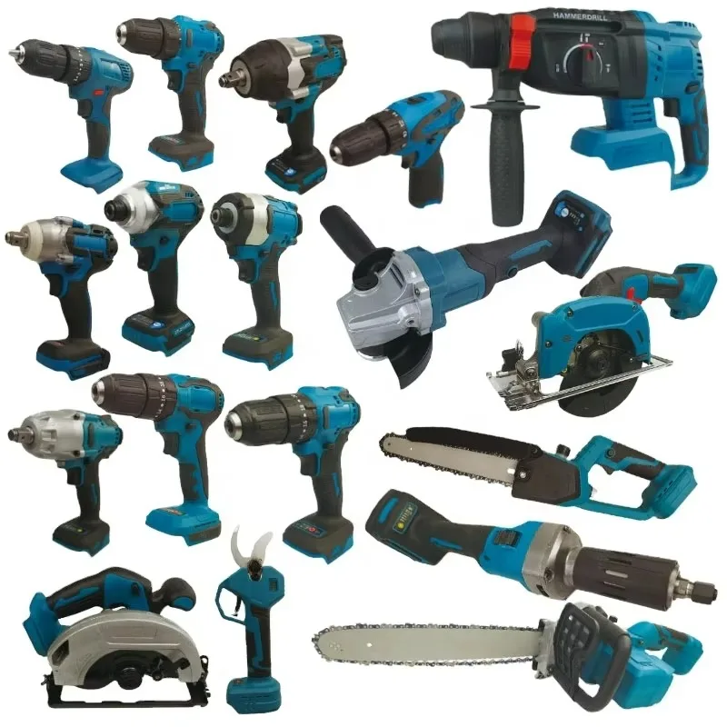 مصنع 12 فولت/18 فولت/21 فولت مزيج المحمولة الكهربائية اللاسلكية فرش حفار كهربائي عدة بما في ذلك زاوية طاحونة 220 فولت تصنيف الأدوات #2