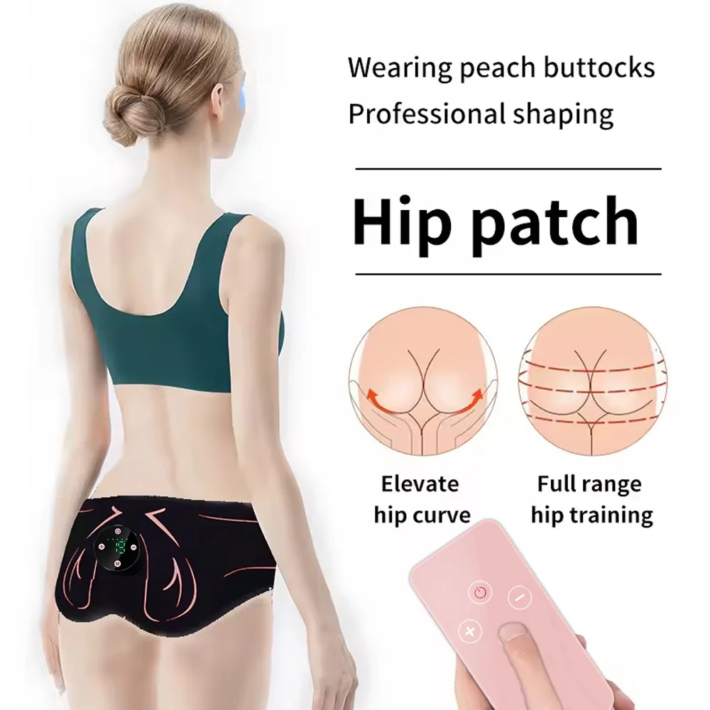 

Electric Butt Muscle Stimulator EMS Hips Trainer USB Rechargable Buttocks Lifting Muscle Toner Lose Weight Burning Fat Fitness