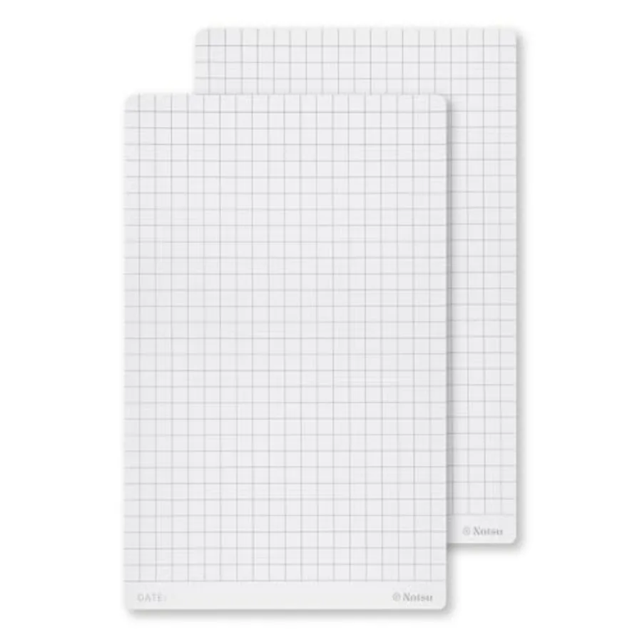 Grid Small Desk Notepad 120gsm 2 Pack Minimalist ing Memo Note Pads Premium Thick 120gsm
