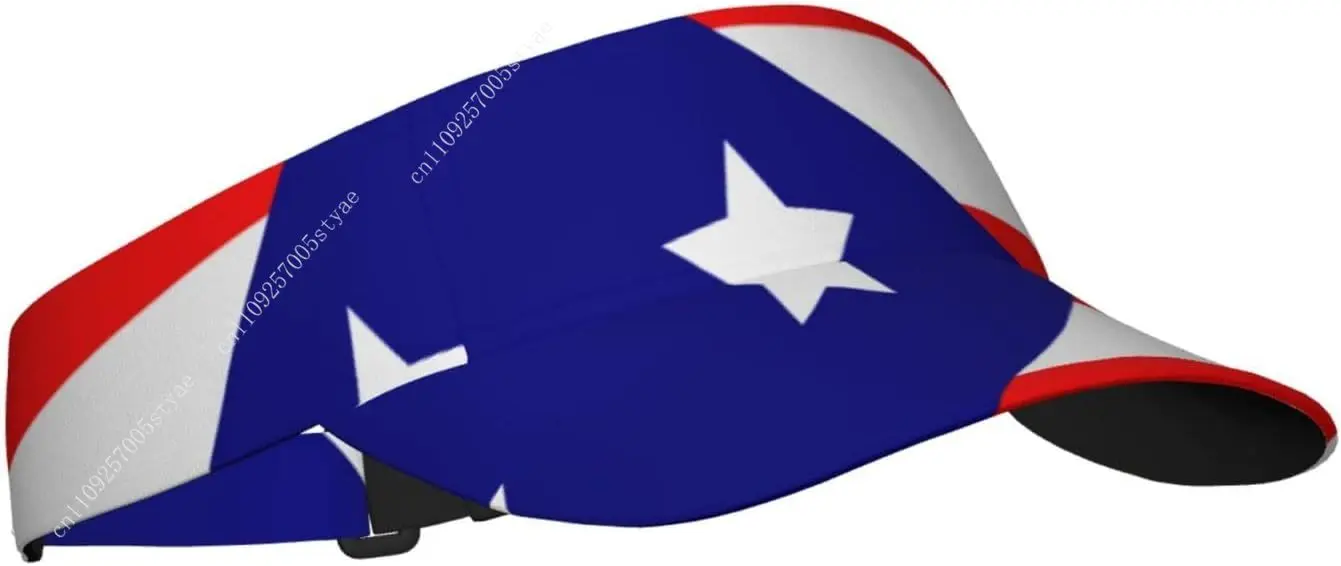 Puerto Rico Flag Cap Man Woman Sport Visor Hat Fashion Sunhat Adjustable Outdoor Sun Hats Trucker Caps Casual Snapback Hat