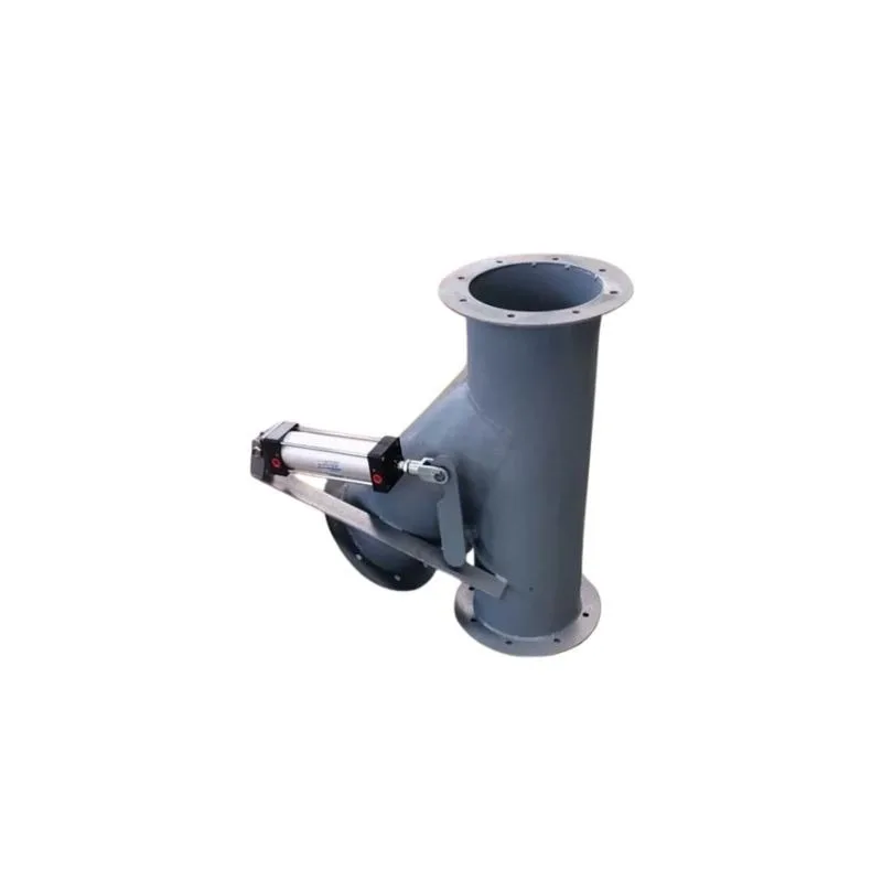 Three-way feeder, electric pneumatic control, smooth operation