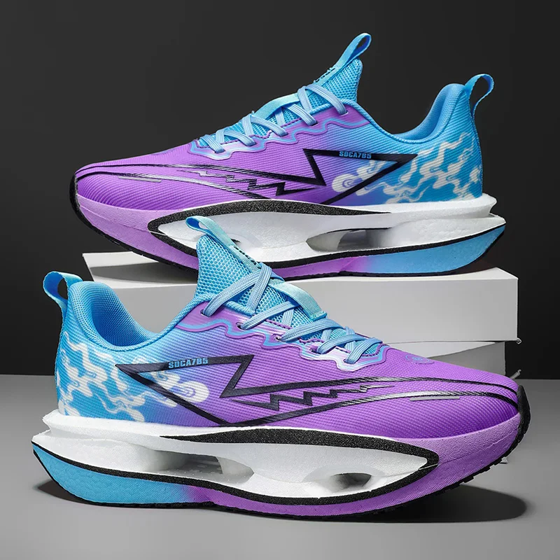 

Осенняя новая амортизирующая мужская и женская спортивная обувь, гоночные марафонские кроссовки с поддержкой, уличная дышащая прогулочная обувь