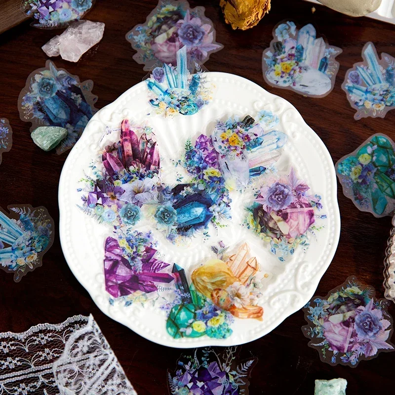 30 애완 동물 diy 장식 재료 콜라주 스티커 6 선택 스티커 귀여운 고양이 창틀 핸드북 시트 스크랩북 용품