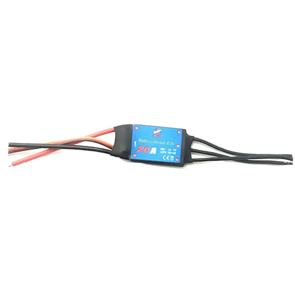 ZMR bidireccional sin escobillas ESC 20A 30A 40A 50A 60A 80A Lipo 2S-4S para coches RC barcos propulsores submarinos