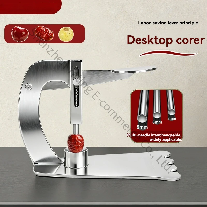 New Red Date Core Remover Stainless Steel Date Remover Longan Oil Orange Cherry Hawthorn Core Remover