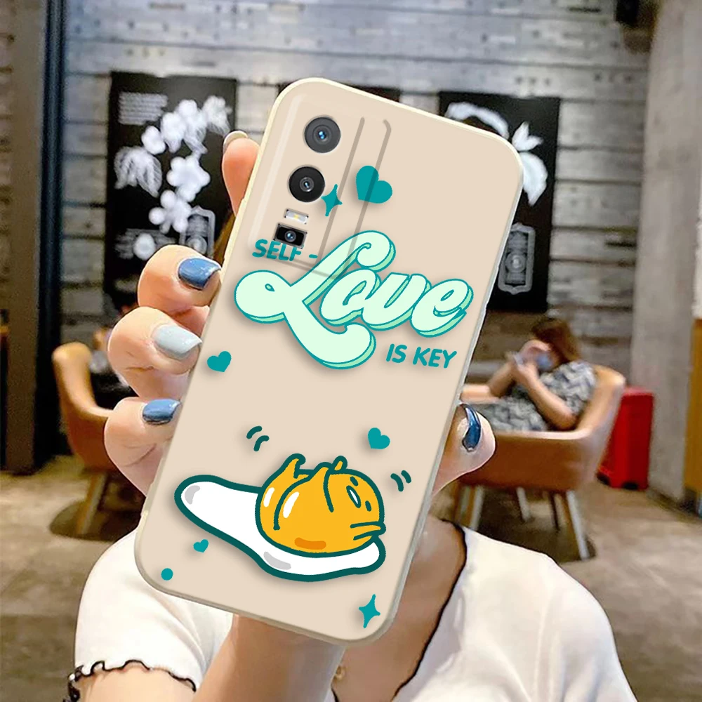 Hangyodon G-Gudetama Egg Phone Case For VIVO Y02S Y15S Y16 Y17 Y19 Y20 Y21 Y22 Y22S Y28 Y35 Y36 Y50 Y51 Y72 Y76 Y100 Y91 Case