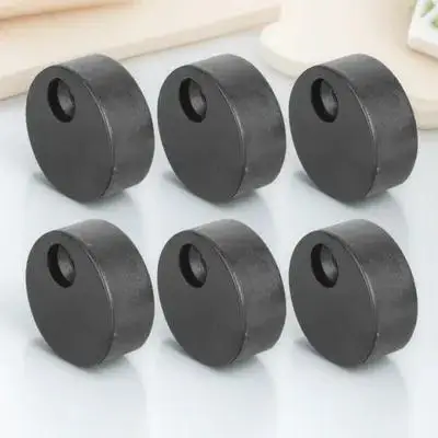 

5Sets Barn Door Anti-Derailment Blocks Premium Material Black for Secure Stable Performance Anti-Jump Pieces Barn Door