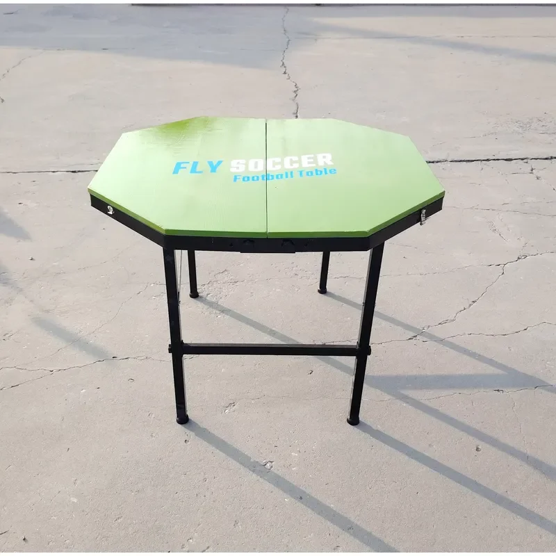 Fly Soccer Football Octagonal Table Foldable Moveable Outdoor Soccer Table Entertainment
