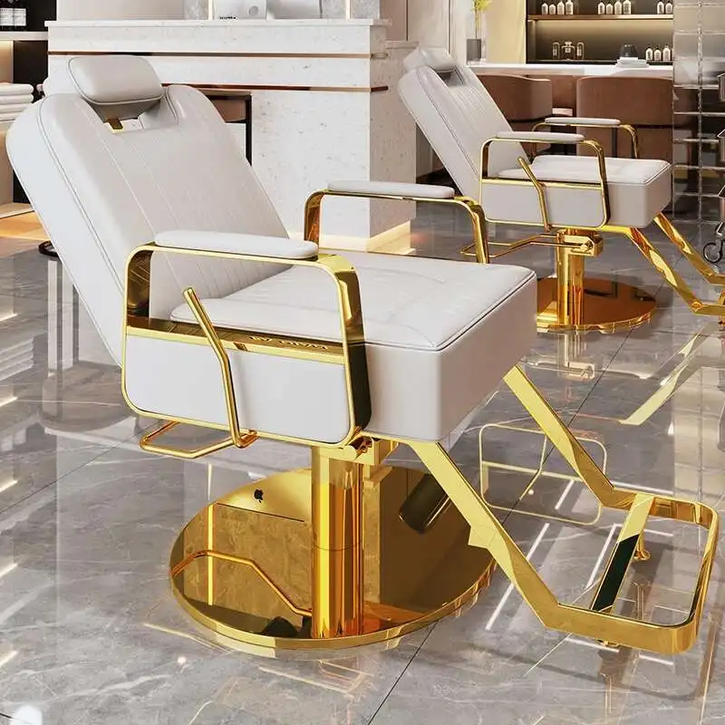 Swivel Chair Salon Hair Stylist Equipment Furniture Hairdressing Barber Dressing Table Chairs Living Room Tool Black Accessories