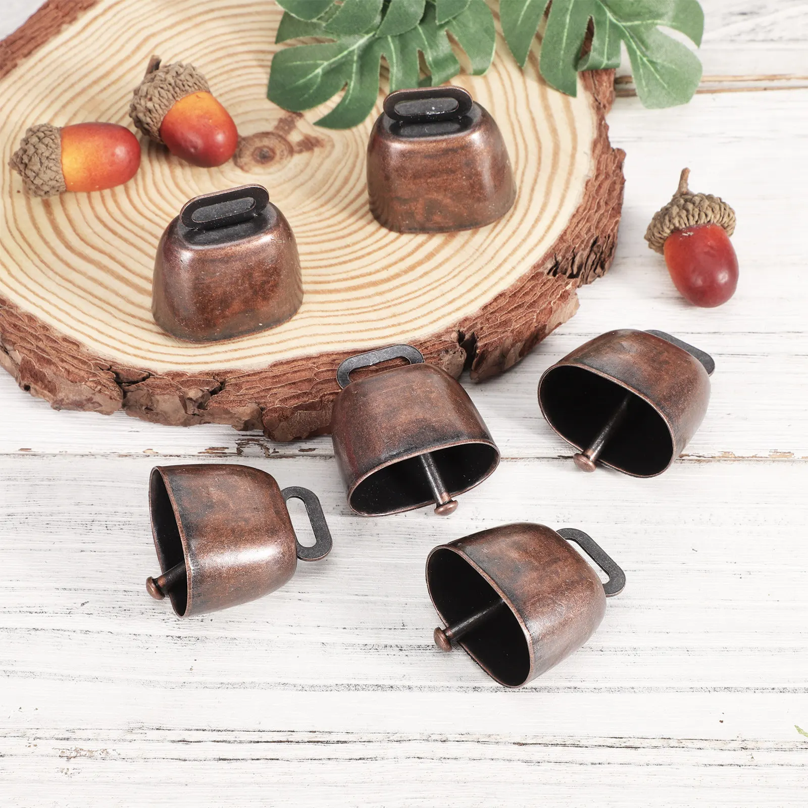 12 Pcs Cattle Bells Sheep Bells Small Metal Cow Bells Grazing Cow Bells Farm Animal Bell Metal Bells For Cattle Goats And Sheep